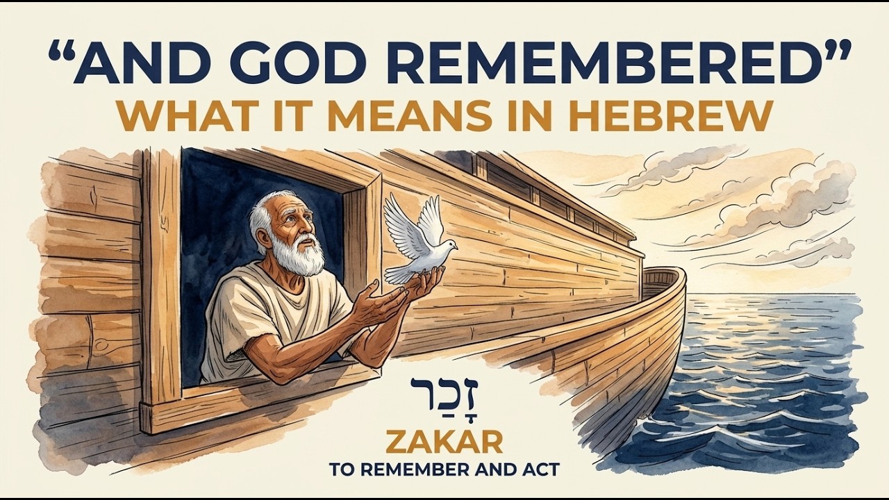 The Word That Moved the Flood. What "Remember" Really Does in Hebrew