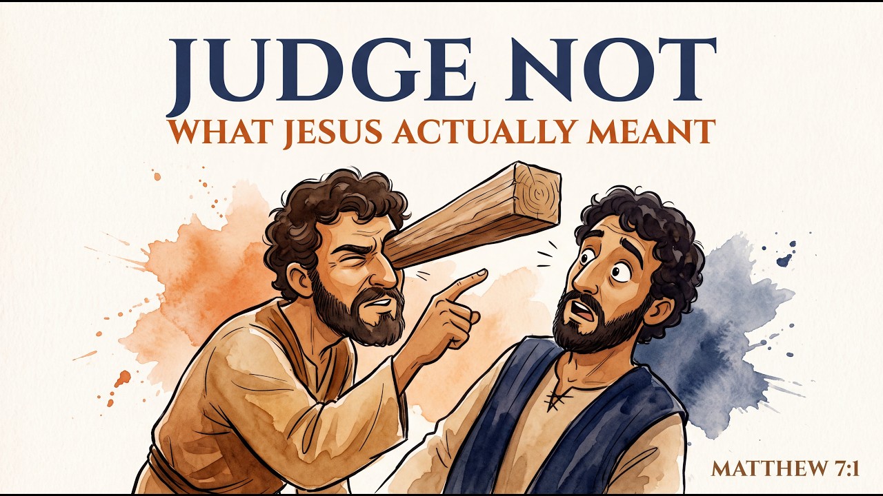 What "Judge Not, Lest Ye Be Judged" Really Means in Matthew 7:1