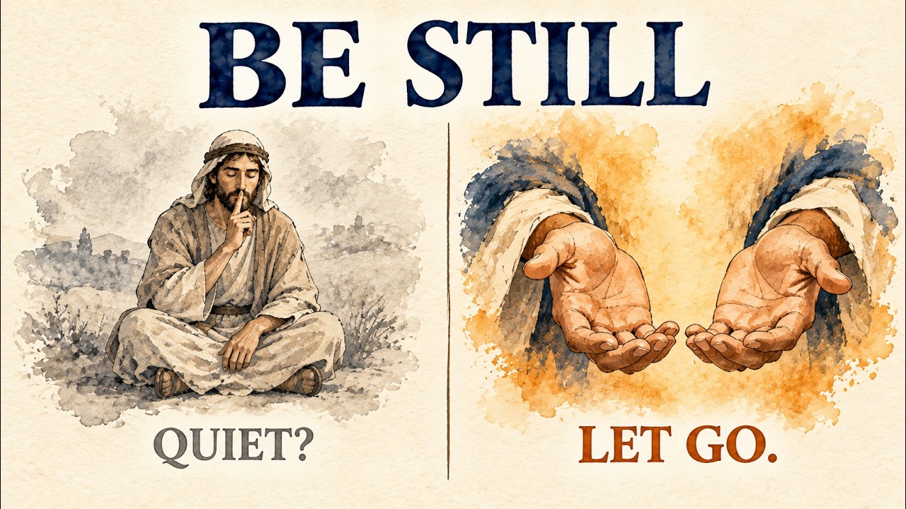 The Hidden Meaning of "Be Still" in Psalm 46:10 (It's About Your Hands)