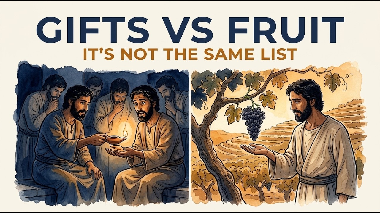 Gifts of the Spirit vs Fruit of the Spirit. Why Paul Wrote One of Them in the Singular