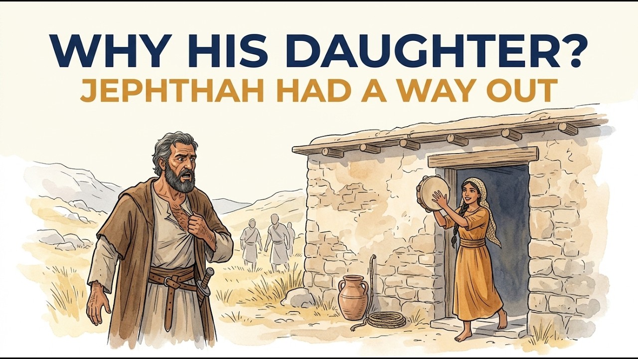 Why Did Jephthah Offer His Own Daughter? He Had a Way Out