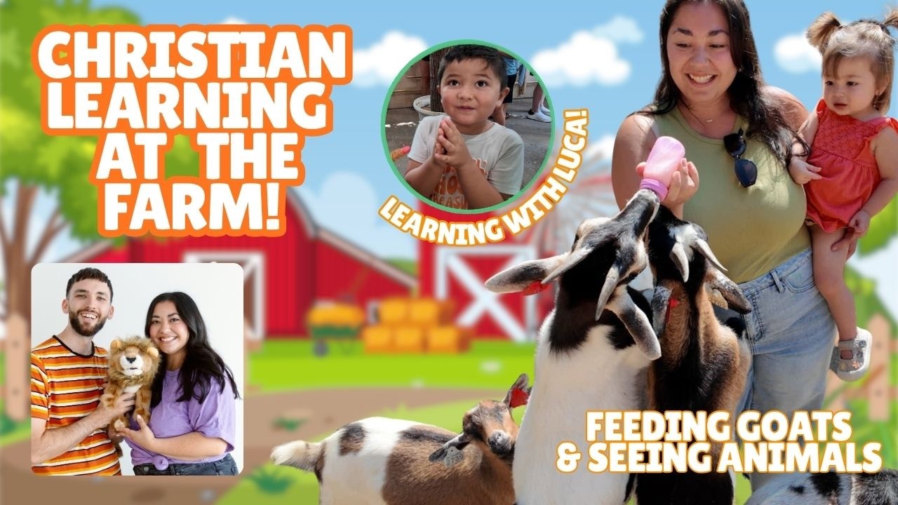 LEARNING ABOUT ANIMALS AT THE FARM | Bible Bus Adventures | Christian Learning