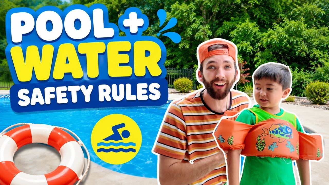 Pool Safety for Toddlers | Learning with Swim Instructor | Fun & Low Stimulation