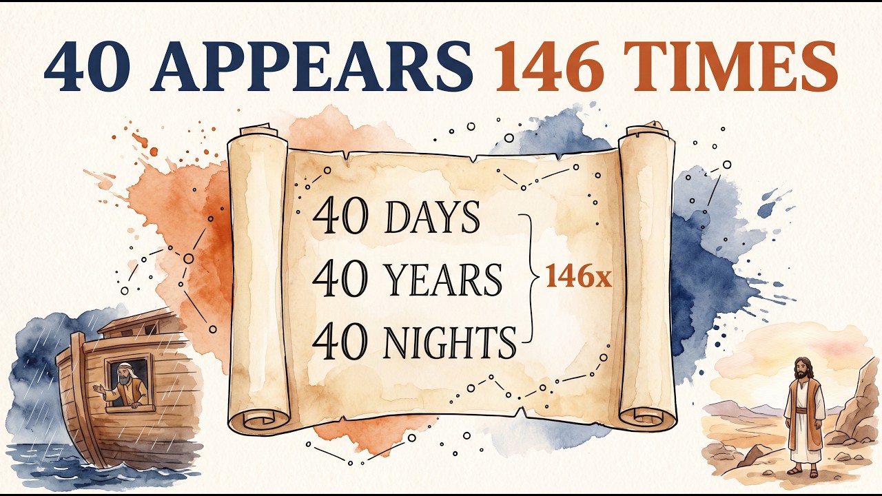 The Number 40 Appears 146 Times in the Bible, The Pattern Nobody Talks About