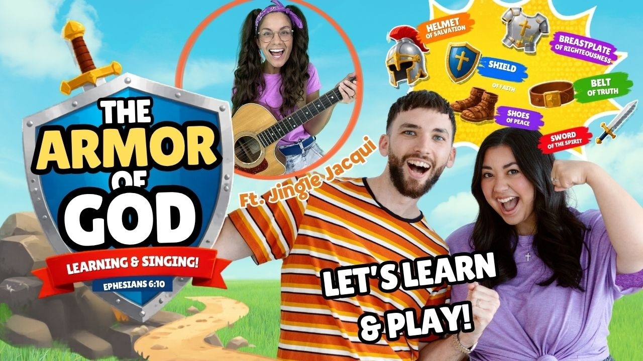 Learning The Armor Of God For Littles | FT Jingle Jacqui | Christian Fun Education